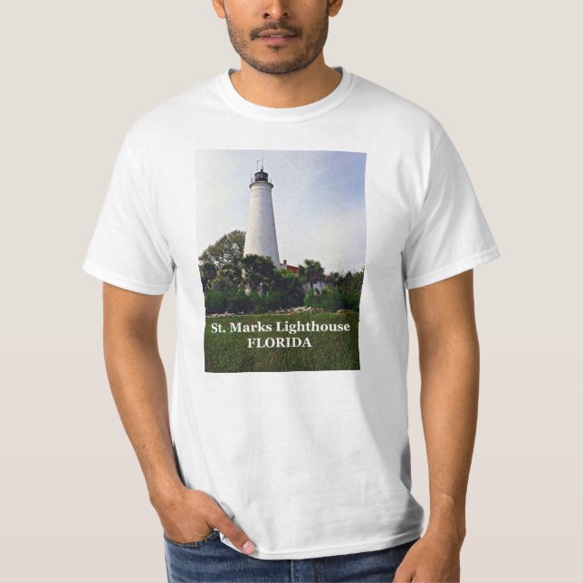 St. Marks Lighthouse, T - Shirt Florida (Vorderseite)
