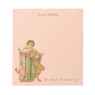 St. Markus der Evangelist (RLS 09) 14 cm x 15 cm Notizblock