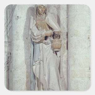 St. Martha Quadratischer Aufkleber