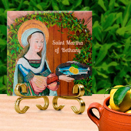 St. Martha von Bethany in Ihre Küche (Detail) Fliese