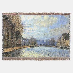 St Martin Canal Alfred Sisley Decke