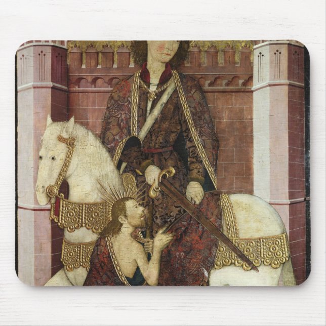 St Martin, das seinen Mantel teilt Mousepad (Vorne)
