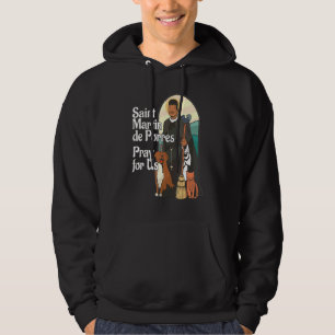 St Martin De Porres Afrikanischer Schwarzer Heilig Hoodie