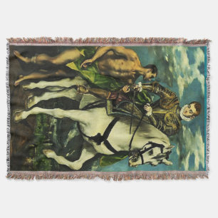 St Martin de Tours - San Martin Caballero Blanket Decke
