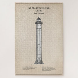 St. Martin Island Lighthouse - Michigan - SBD Puzzle