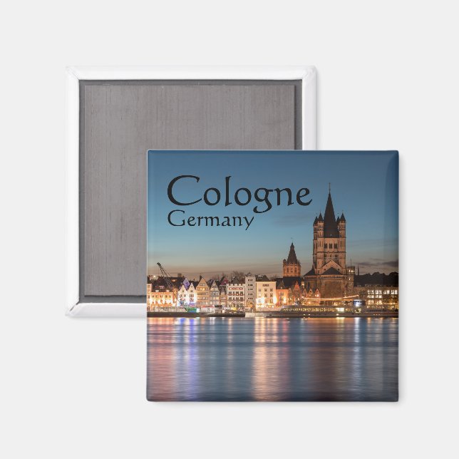 St. Martin Kirche Köln Magnet (Vorderseite/Rückseite)