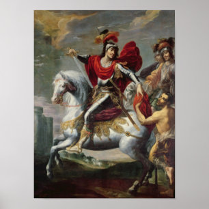 St. Martin teilt seinen Mantel mit dem Bettler Poster