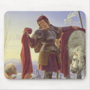 St Martin und der Bettler, 1836 Mousepad