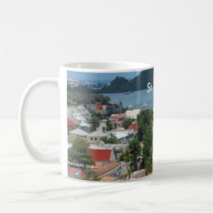 St. Martin und Marigot Bay Foto Tasse