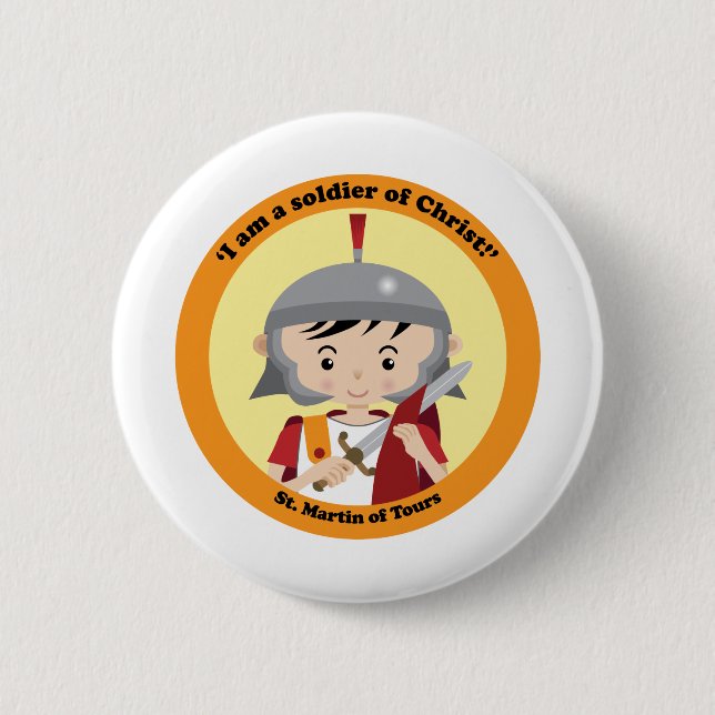 St. Martin von Tours Button (Vorderseite)