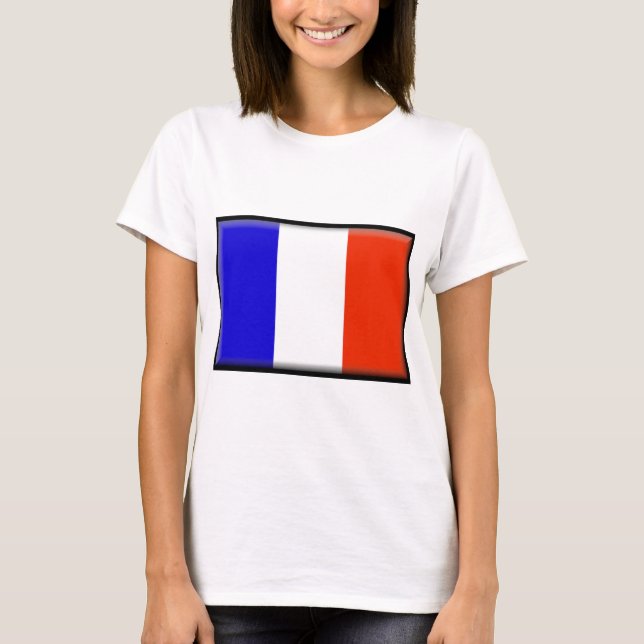St- Martinflagge T-Shirt (Vorderseite)