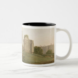 St Mary Abtei, York, c.1778 (Öl auf Leinwand) Zweifarbige Tasse