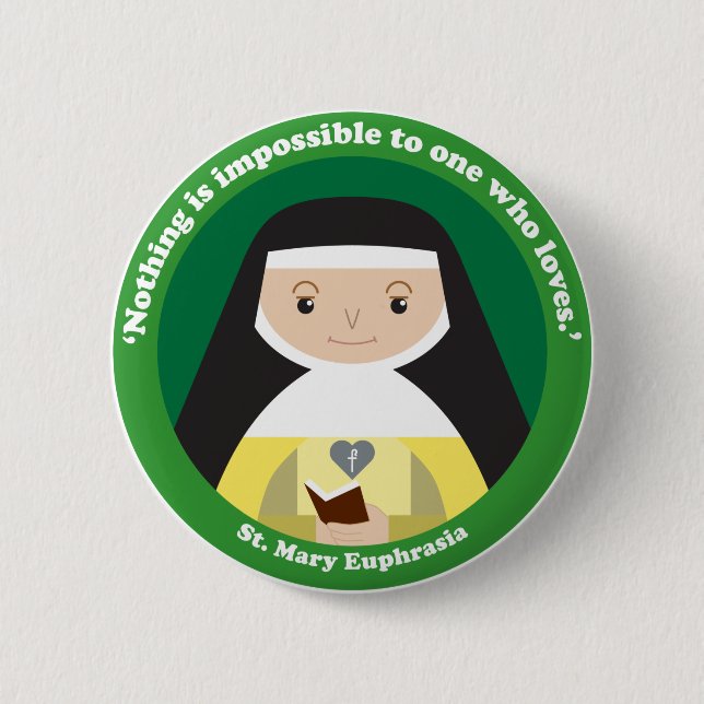 St. Mary Euphrasia Button (Vorderseite)
