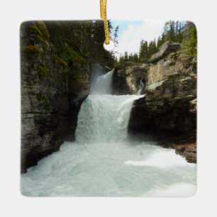 St. Mary Falls at Glacier National Park Keramikornament