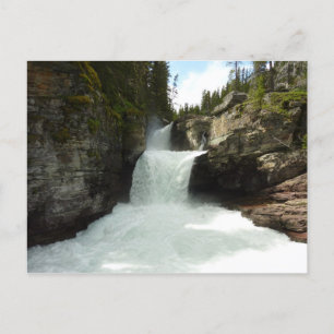 St. Mary Falls at Glacier National Park Postkarte