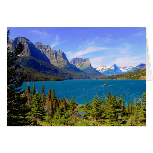 St. Mary Lake, Glacier National Park, Montana (Vorderseite (Horizontal))