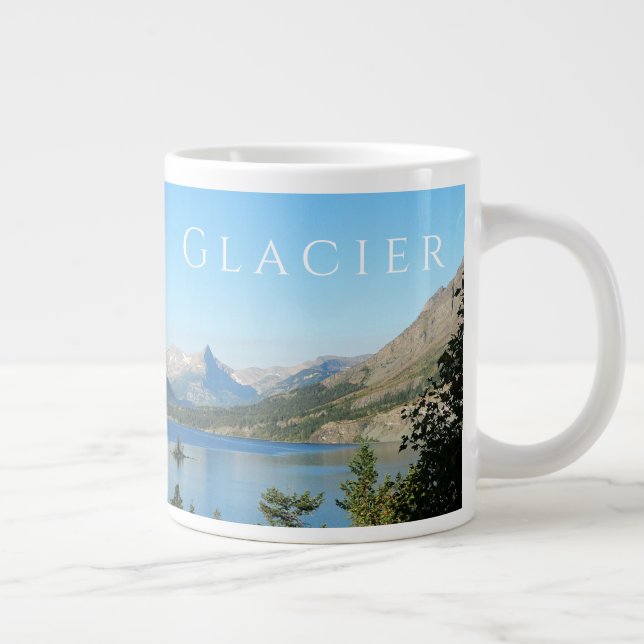 St. Mary Lake, Mountains, Glacier National Park Jumbo-Tasse (Rechts)