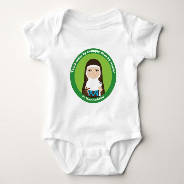 St. Mary MacKillop Baby Strampler (Vorderseite)