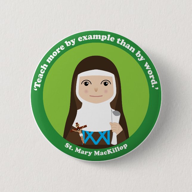 St Mary MacKillop Button (Vorderseite)