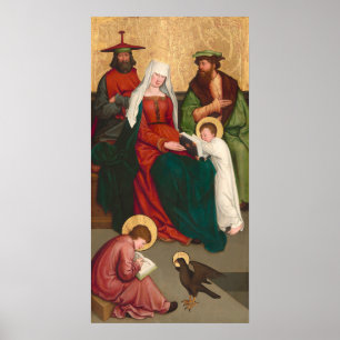 St Mary Salome - Bernhard Strigel Kunstgedicht Poster