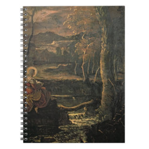 St Mary von Ägypten in der Wildnis Notizblock