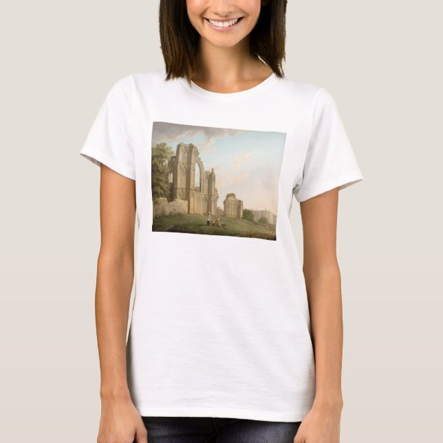 St. Mary's Abbey, York, c.1778 (Öl auf Leinwand) T-Shirt (Vorderseite)