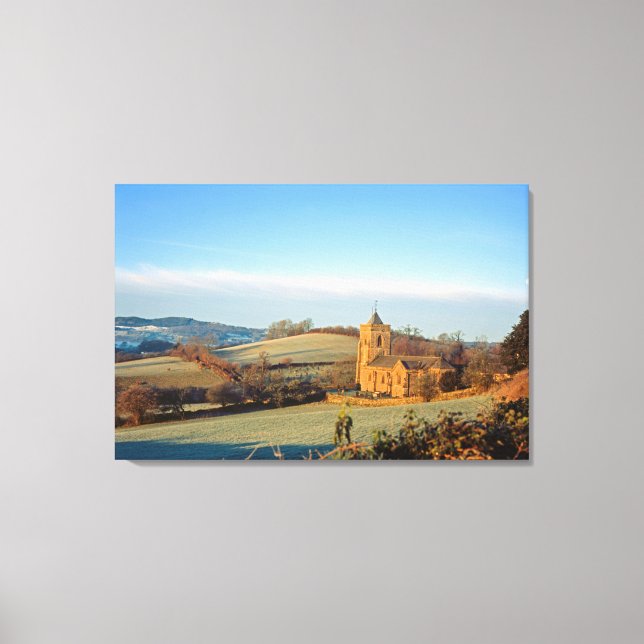 St Mary's Crosthwaite Holiday Card Leinwanddruck (Vorderseite)