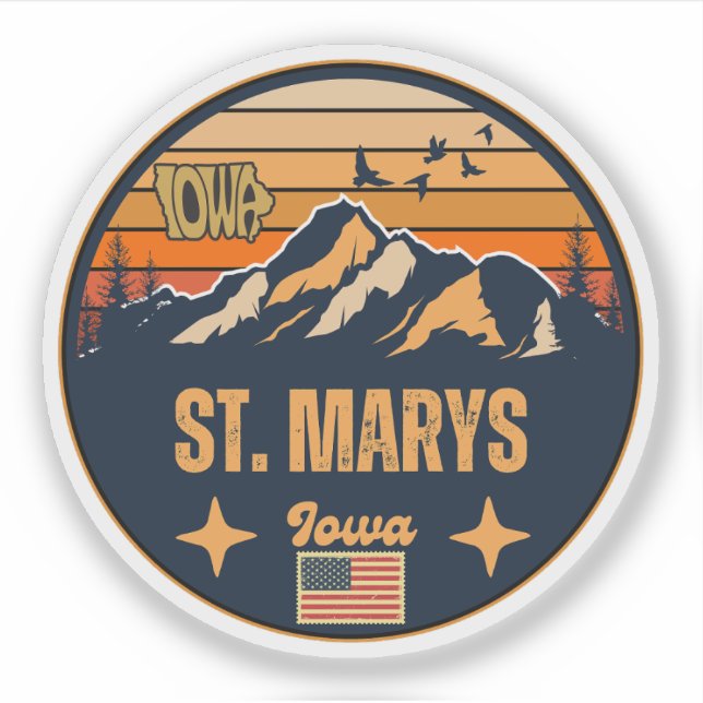 St. Marys, Iowa Aufkleber (Vorderseite)