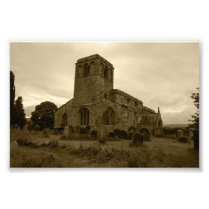 St. Mary's Kirche, Leake, Thirsk Fotodruck