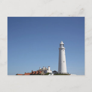 St. Mary's Lighthouse Postcard Postkarte