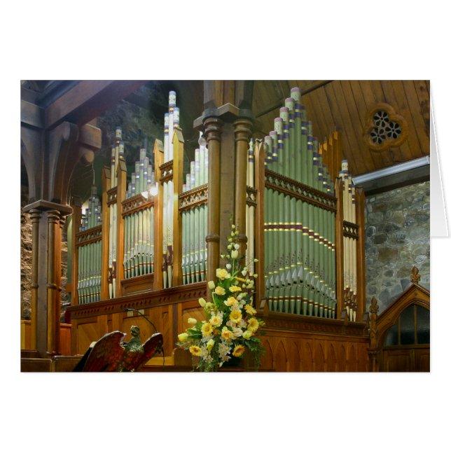 St. Mary's, New Plymouth, Pfeifenorgan (Vorderseite (Horizontal))