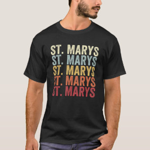 St Marys Pennsylvania St Marys PA Retro Vintag Te T-Shirt