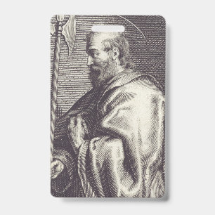 St. Matthäus der Evangelist - Kunstreproduktion Ausweis