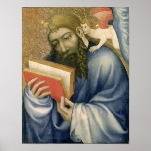 St. Matthew, aus der Kapelle von Karlstejn Poster