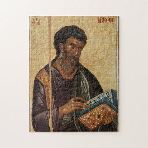 St. Matthew, das evangelistisch-orthodoxe Symbol Puzzle