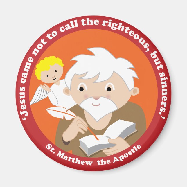 St. Matthew der Apostel Magnet (Vorne)