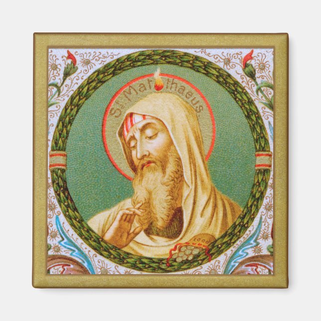 St. Matthew the Apostle (JMAS 08) Platz Magnet (Vorne)