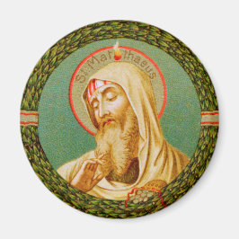 St. Matthew the Apostle (JMAS 08) Runde Magnet