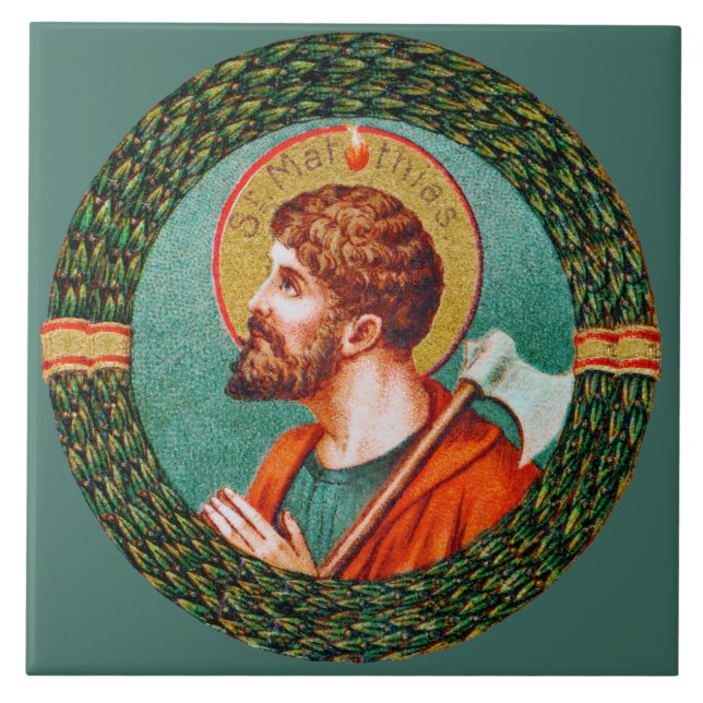 St. Matthias the Apostle (JMAS 09) Fliese (Vorderseite)