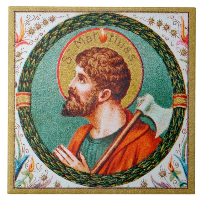 St. Matthias the Apostle (JMAS 09) Fliese (Vorderseite)