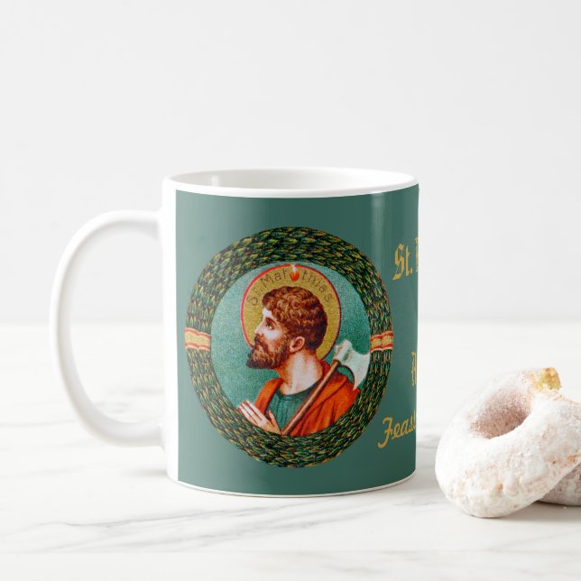 St. Matthias the Apostle (JMAS 09) Kaffeetasse (Mit Donut)