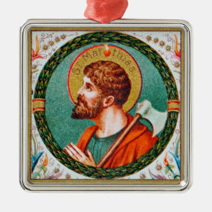 St. Matthias the Apostle (JMAS 09) Ornament Aus Metall
