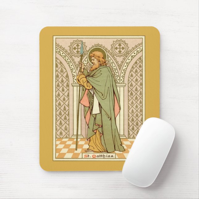 St. Matthias the Apostle (RLS 11) (Stil 1) Mousepad (Mit Mouse)