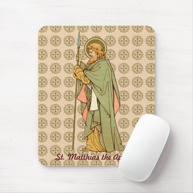 St. Matthias the Apostle (RLS 11) (Stil 2) Mousepad (Mit Mouse)