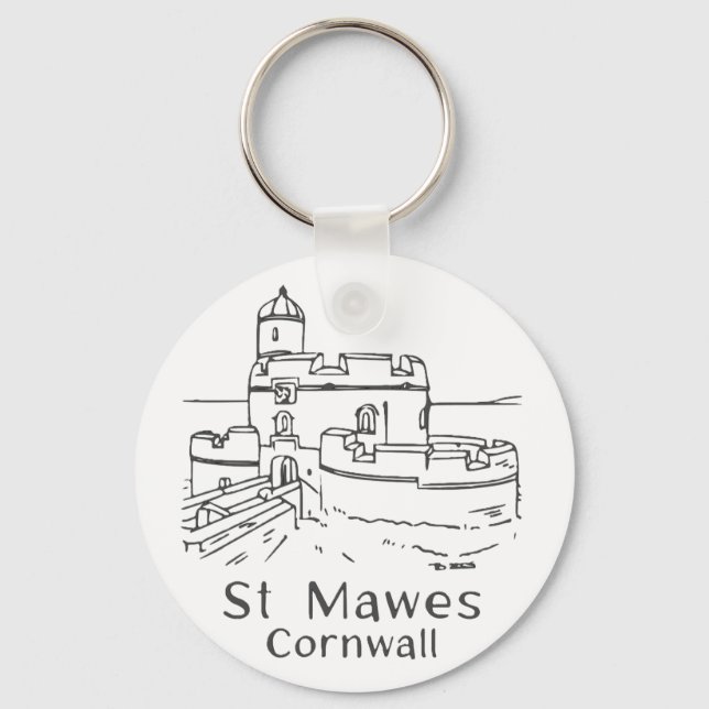 St Mawes Castle Schlüsselanhänger (Vorderseite)