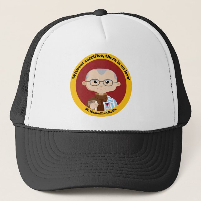 St. Maximilian Kolbe Truckerkappe (Vorderseite)