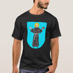 St. Maximilian Kolbe Zwei Kronen Katholischer Heil T-Shirt
