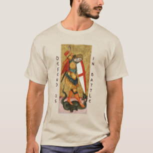 St. Michael Archangel and Dragon Sienese T-Shirt