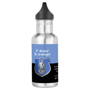 St. Michael Archangel Gebet Denken Sie an Sie Edelstahlflasche