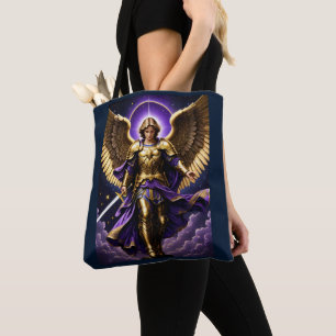 St. Michael Archangel Katholische Vintage Tote Tag